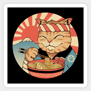 Catana Ramen Front Print Sticker